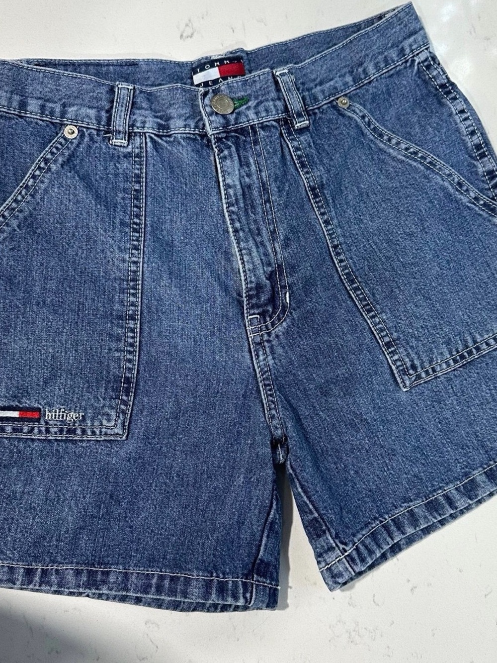 Tommy Hilfiger Women's Denim Shorts - Blue